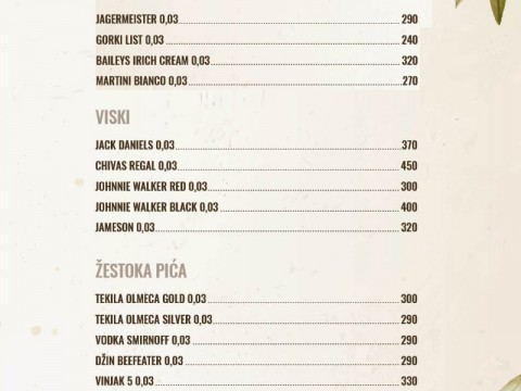 Likeri-Viski-Žestoka pića